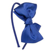 Soft headband with bright maxi bow handmade in Spain