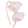 Soft headband with bright maxi bow handmade in Spain