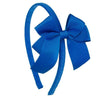 Girl's Hairband with Grograin Double Bow