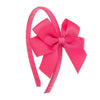 Girl's Hairband with Grograin Double Bow
