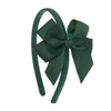 Girl's Hairband with Grograin Double Bow