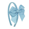 Girl's Hairband with Grograin Double Bow