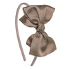 Soft headband with bright maxi bow handmade in Spain
