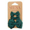 Set of 2 little bows and a medium bow on duck clips