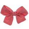 Medium Artisan Linen Bow with Duck Clip