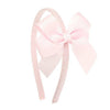 Girl's Hairband with Grograin Double Bow