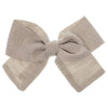 Medium Artisan Linen Bow with Duck Clip