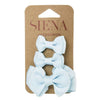 Set of 2 little bows and a medium bow on duck clips