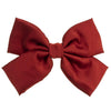 Large Glossy Satin Hairbow 15 Cm. Barrette