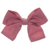 Medium Artisan Linen Bow with Duck Clip