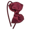 Soft headband with bright maxi bow handmade in Spain
