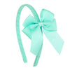 Girl's Hairband with Grograin Double Bow