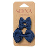 Set of 2 little bows and a medium bow on duck clips