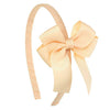 Girl's Hairband with Grograin Double Bow