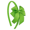 Girl's Hairband with Grograin Double Bow