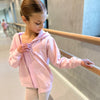 Ballet Pink Zip Hooded Sweater - CHAT-MALO Paris