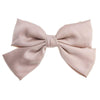 Large Glossy Satin Hairbow 15 Cm. Barrette