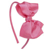 Soft headband with bright maxi bow handmade in Spain