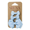 Set of 2 little bows and a medium bow on duck clips