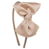 Soft headband with bright maxi bow handmade in Spain