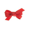 Little Bow Triple Tie Grosgrain on duck clip
