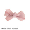 Little Bow Triple Tie Grosgrain on duck clip