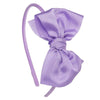 Soft headband with bright maxi bow handmade in Spain