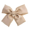 Large Glossy Satin Hairbow 15 Cm. Barrette