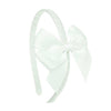 Girl's Hairband with Grograin Double Bow