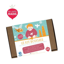  Kit Les Petits Radis - Fabrication de bougies en cire d'abeille - CHAT-MALO Paris