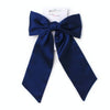 Inca UK - Navy bow barrette hair clip with tails 10cm