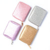 Inca UK - Coloured glitter zip purse 11x9cm