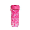 Elemental - Fidget Handle Kids Tritan Bottle 18oz Pink Leopard