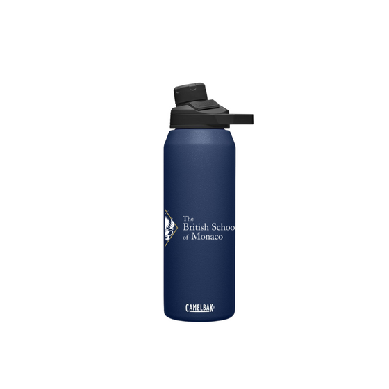 BSM Stainless Steel 750ml Water Bottle (Chute Lid) - CHAT-MALO Paris