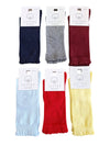Cotton Socks - MA100 HIGH SOCK WITH SEED STITCH CUFF 100% COTTON
