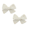 Koquitos | Hair Accessories - Pack of 2 embroidered strip clips