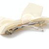 Inca UK - Ivory bow barrette clip with tails 10cm