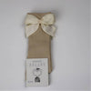 Cotton Socks - MA101 HIGH SOCK CHILD WITH GROSGRAIN BOW 100% COTTON