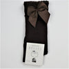 Cotton Socks - MA101 HIGH SOCK CHILD WITH GROSGRAIN BOW 100% COTTON