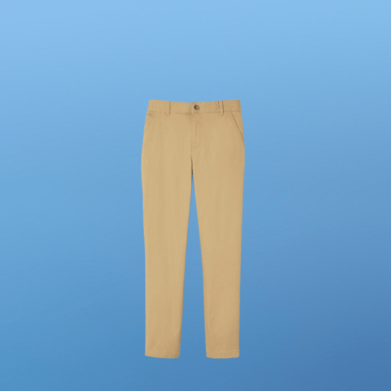 ISM Beige Chino Trousers (IB Years) - CHAT-MALO Paris