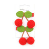 Inca UK - Cherry pom pom motif hair clip 4.5cm