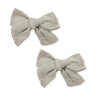 Koquitos | Hair Accessories - Pack of 2 embroidered strip clips