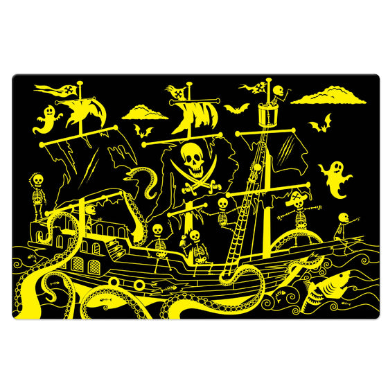 The Learning Journey - Puzzle Doubles - Glow In The Dark - Pirate Ship