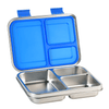 Mum Made Yum - Mighty Stainless Steel 3-Compartment Lunchbox - Blue
