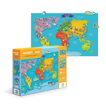  Jactal - World Map Magnetic Puzzle