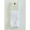 Cotton Socks - MA100 HIGH SOCK WITH SEED STITCH CUFF 100% COTTON