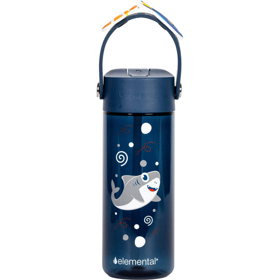 Elemental - 18oz Splash Charm Bottle - Shark Friends