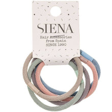  Pack of 5 dusty colored hair ties