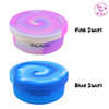 Mum Made Yum - Silicone Snack Pot -  Blue Swirl