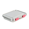 Mum Made Yum - Mighty Stainless Steel 3-Compartment Lunchbox - Pink